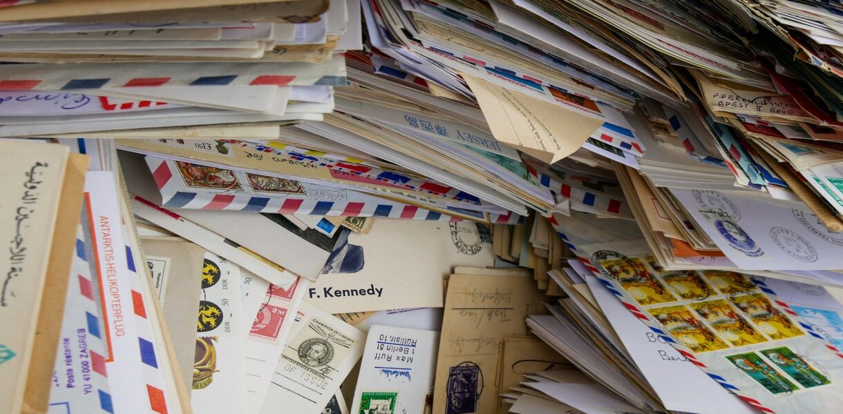Pila di lettere ricevute