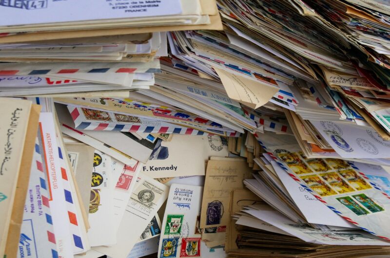 Pila di lettere ricevute
