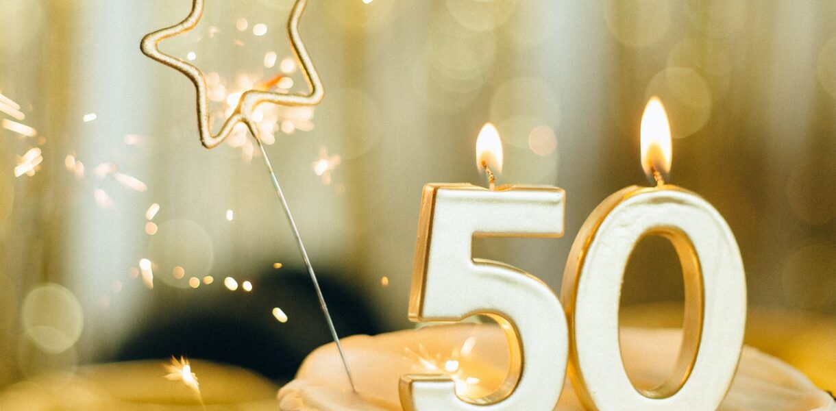 Torta di compleanno 50 anni